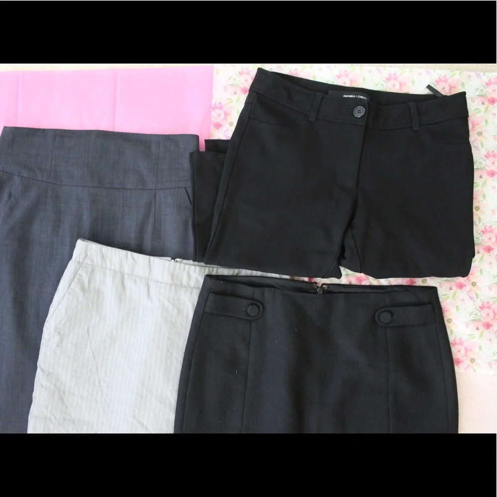 Sz 4 Professional Bottoms Bundle J. Crew Banana Republic